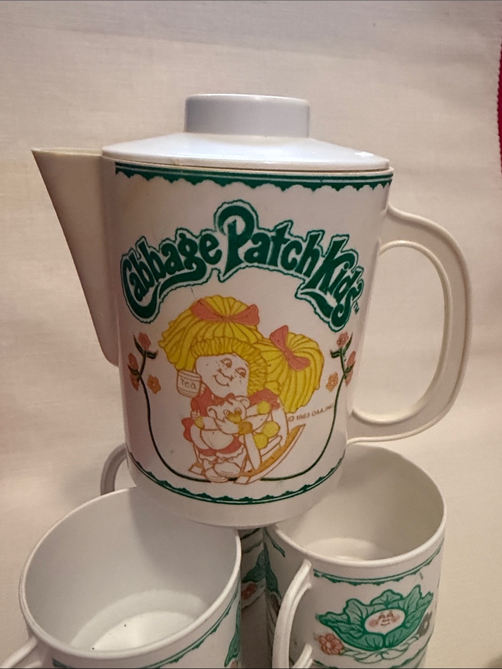 Vintage 1983 Cabbage Patch Kids Tea Set - Picture 3 of 10